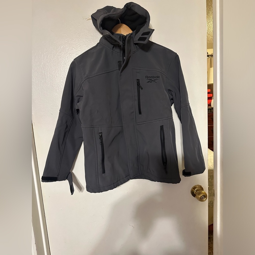 REEBOK BOYS GRAY WINTER JACKET SIZE M(10/12) HAVE WASHABLE STAINS